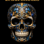 Dark Skulls Coloring Book