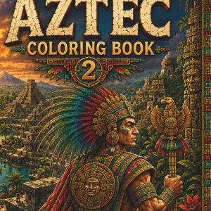 Aztec coloring book 2: 50 Pages | 8.5 x 11 Inches